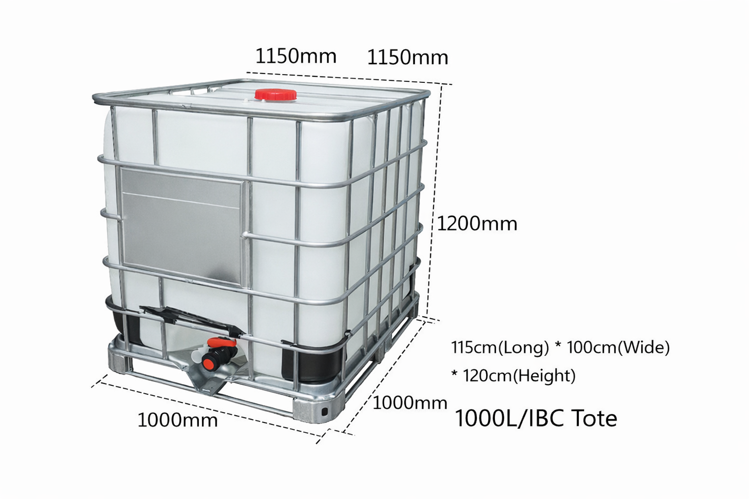 Kemaix surfactant packaging in 1000L IBC tank and 200kg drums