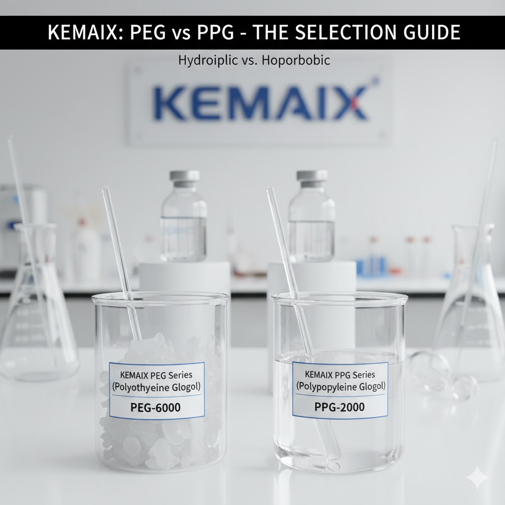 KEMAIX PEG-6000 vs PPG-2000 technical product comparison