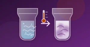 Clear and turbid nonionic surfactant test solutions illustrating a cloud-point transition